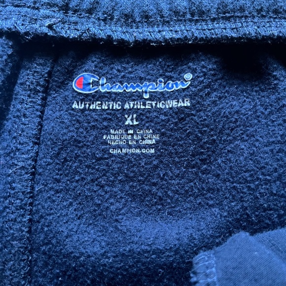 Champion Kids Dark Blue Joggers with Logo - Picture 5 of 5